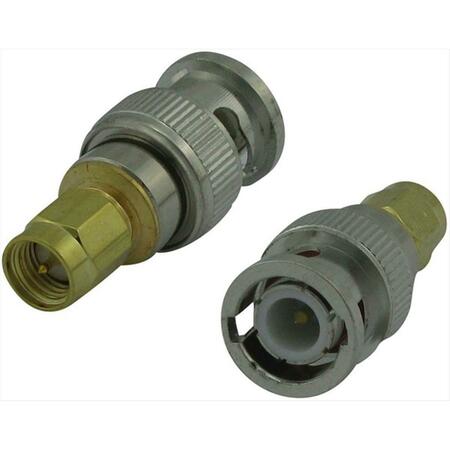 FIVEGEARS SMA Male to BNC Male Adapter Coax Coaxial Connector FI128415